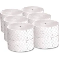 Scott® Essential Coreless JRT, Septic Safe, 2-Ply, 3.75" x 1,150 ft, White, 12 Rolls/Carton