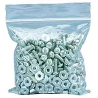 Reclosable Poly Bags, 8"W x 10"L, 2 Mil, Clear, 1000/Pack