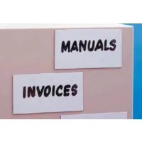 Magnetic Write-On Label 50 ft X 2"H Roll