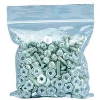 Reclosable Poly Bags, 12"W x 12"L, 2 Mil, Clear, 1000/Pack