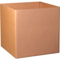 Triple Wall Gaylord Bottom Cargo Containers, 48"L x 40"W x 36"H, Kraft - Pkg Qty 5