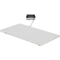 Global Industrial Stainless Steel Veterinary Scale, 1,000 Lb Capacity, 42"L x 21-21/32"W