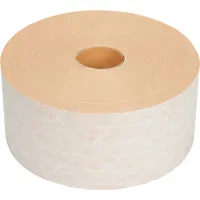 Light Duty Reinforced Water Activated Kraft Tape 3" x 375' White - Pkg Qty 8