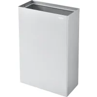 Stainless Steel Wall Mount Trash Can, 11 Gallon
