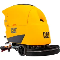 The C20T Walk - Behind Auto Floor Scrubber features a 20 - inch cleaning path, 27,448 sq ft/hour coverage, and ergonomic handles