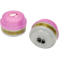 North® Combination Gas and Vapor Cartridges, 75SCP100L, 2/Pk