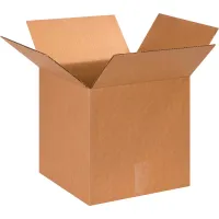 Cube Cardboard Corrugated Boxes, 13"L x 13"W x 13"H, Kraft - Pkg Qty 25