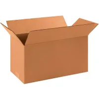 Long Cardboard Corrugated Boxes, 16"L x 8"W x 8"H, Kraft - Pkg Qty 25