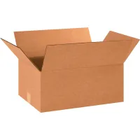 Cardboard Corrugated Boxes, 18"L x 12"W x 8"H, Kraft - Pkg Qty 25