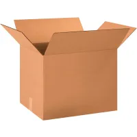  Cardboard Corrugated Boxes, 21"L x 15"W x 15"H, Kraft - Pkg Qty 20