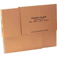 Mirrors Boxes, 40"L x 3-1/2"W x 60"H, Kraft - Pkg Qty 4
