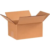 Cardboard Corrugated Boxes, 8"L x 6"W x 4"H, Kraft - Pkg Qty 25
