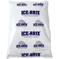 Ice-Brix™ Cold Packs, 48 Oz., 10-1/4"L x 8"W x 1-1/2"H, White/Blue, 6/Pack