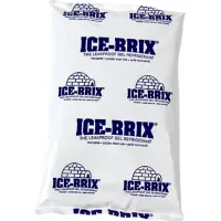 Ice-Brix™ Cold Packs, 8 Oz., 6"L x 4"W x 3/4"H, White/Blue, 36/Pack