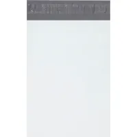 Poly Mailers with Tear Strip, 7-1/2"W x 10-1/2"L, 2.5 Mil, White, 1000/Pack