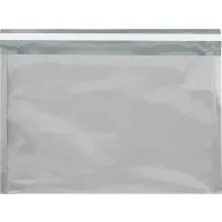 Peel & Seal Metallic Glamour Mailers, 9-1/2"W x 12-3/4"L, Silver, 250/Pack