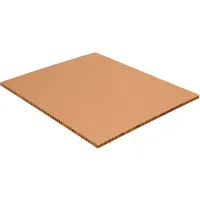 Honeycomb Pallet Sheets, 48"L x 40"W x 1/2"H, Kraft, 80/Pack