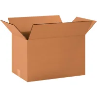 HD Double Wall Cardboard Corrugated Boxes, 24"L x 14"W x 14"H, Kraft - Pkg Qty 10