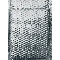 Cool Shield Thermal Bubble Mailers, 10-1/2"L x 10"W, Silver, 100/Pack