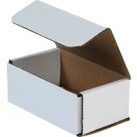 Corrugated Mailers, 5"L x 3"W x 2"H, White - Pkg Qty 50