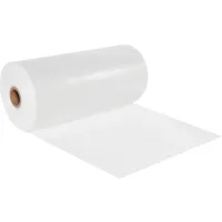 Poly Tubing, 4"W x 2150'L, 2 Mil, Clear, 1 Roll