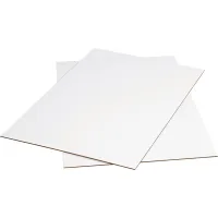 Corrugated Sheets, 36"L x 24"W, White - Pkg Qty 5
