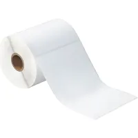 Global Industrial Desktop Direct Thermal Labels, 4"W x 6"L, 1" Core, 4"OD, White, 12/Pack