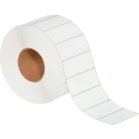 Thermal Transfer Labels, 4"W x 1-1/2"L, 3" Core, White, 4/Pack
