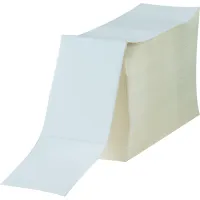 Global Industrial Fanfold Thermal Transfer Labels, 4"W x 6"L, White, 2/Pack