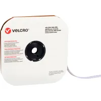 Hook Brand Tape, 5/8 in x 75 ft, Individual Strips, White