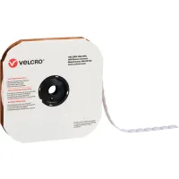 Loop Brand Tape, 7/8 in, Individual Dots, White