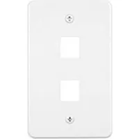 Porta-King Inplant Office, Cat 5 Phone Data Jack, Plastic, White