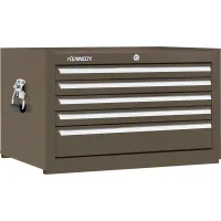 Kennedy® K1800 5 Drawer Chest, 27"W x 18" x 16-1/2"H, Brown