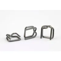 Pac Strapping Polypropylene Wire Buckles Strapping, 3/8" Strap Width, Silver, Pack of 1000 (1000/Pack)