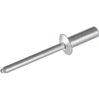 Pop Blind Rivet - 1/8 x 4-2 - Dome Head - Closed End - Up to 1/8" Grip - Aluminum/Aluminum - 500 Pk