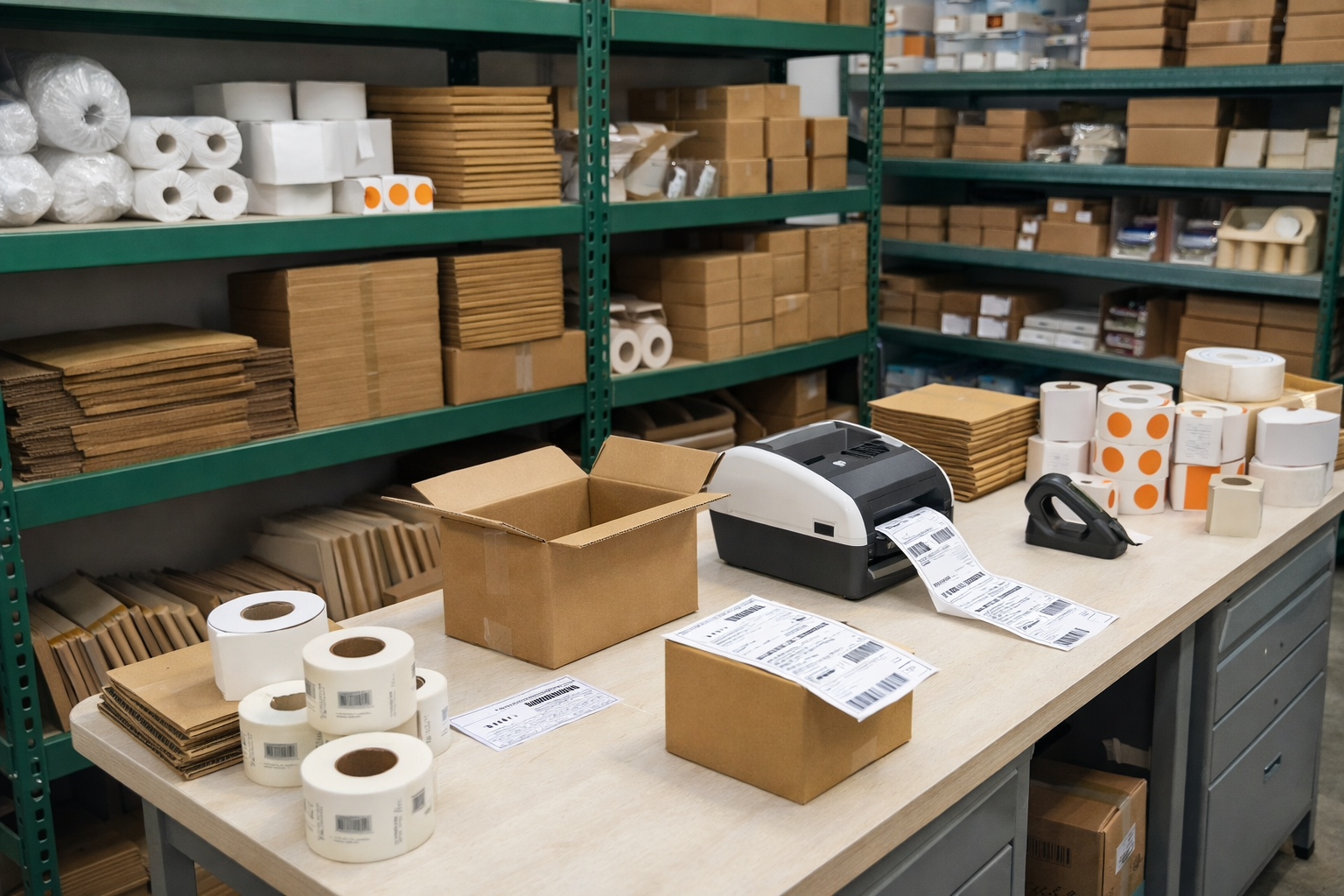 Industrial supplies warehouse