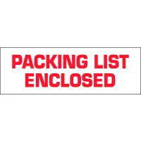 Tape Logic Messaged Carton Sealing Tape - Packing List Enclosed