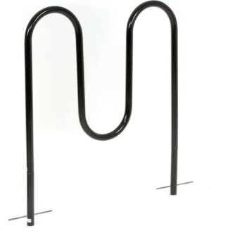 WAVE BIKE RACK 5-BIKE BELOW GROUND AND FLANGE