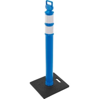 REFLECTIVE DELINEATOR POST SQUARE 10 LBS BLUE