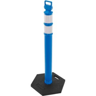 REFLECTIVE DELINEATOR POST HEXAGONAL 16 LBS BLUE