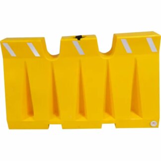INTERLOCK SAFETY BARRICADE YELLOW 71.25x24x43