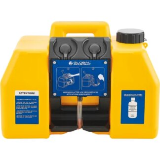 GRAVITY-FED PORTABLE EYEWASH STATION 9 GALLON
