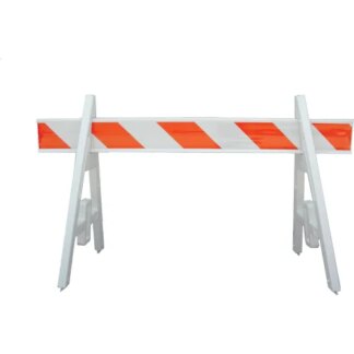 FOLDING TRAFFIC BARRICADE PREMIUM 1-PANEL 2-SIDE 72"