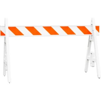 FOLDING TRAFFIC BARRICADE PREMIUM 1-PANEL 2-SIDE 96"