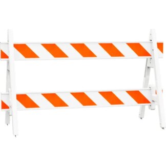 FOLDING TRAFFIC BARRICADE PREMIUM 2-PANEL 4-SIDE 96"