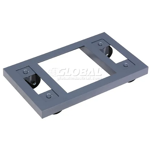 OPEN DECK DOLLY RUBBER WHEELS 36x24 1200LB 1 OPEN DECK DOLLY RUBBER WHEELS 36x24 1200LB