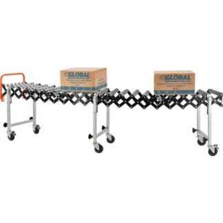 EXPANDABLE GRAVITY SKATE WHEEL CONVEYOR 14" STEEL