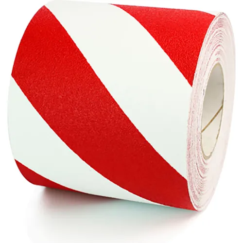 HESKINS ANTI-SLIP MARKING TAPE RED/WHITE 6" STANDARD 1 HESKINS ANTI-SLIP MARKING TAPE RED/WHITE 6" STANDARD